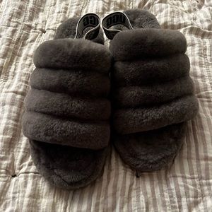 UGG Fluff Yeah platform slippers 10
